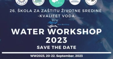 26. škola za zaštitu životne sredine Water Workshop 2023