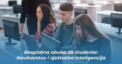 Besplatna obuka za studente: Novinarstvo i vještačka inteligencija
