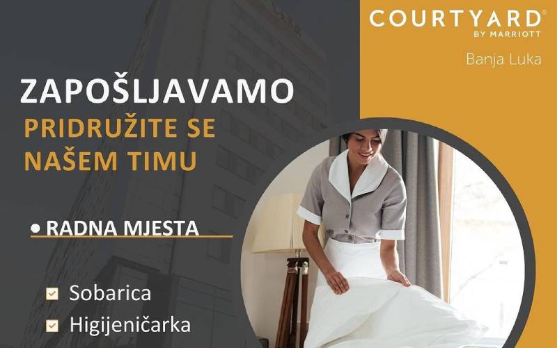 Courtyard by Marriott zapošljava