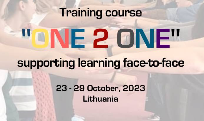 Training Course: One 2 One - facilitating learning face to face