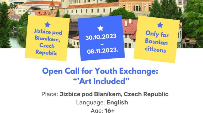 Open call for 6 participants for Youth Exchange in the Czech Republic