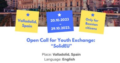 Open call for participants for Youth Exchange in Valladolid, Spain