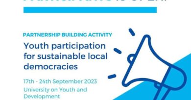 Partnership Building Activity (PBA) "Youth participation for sustainable local democracies"