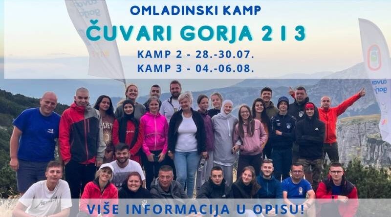 Poziv za učesnike: Omladinski kamp - Čuvari gorja