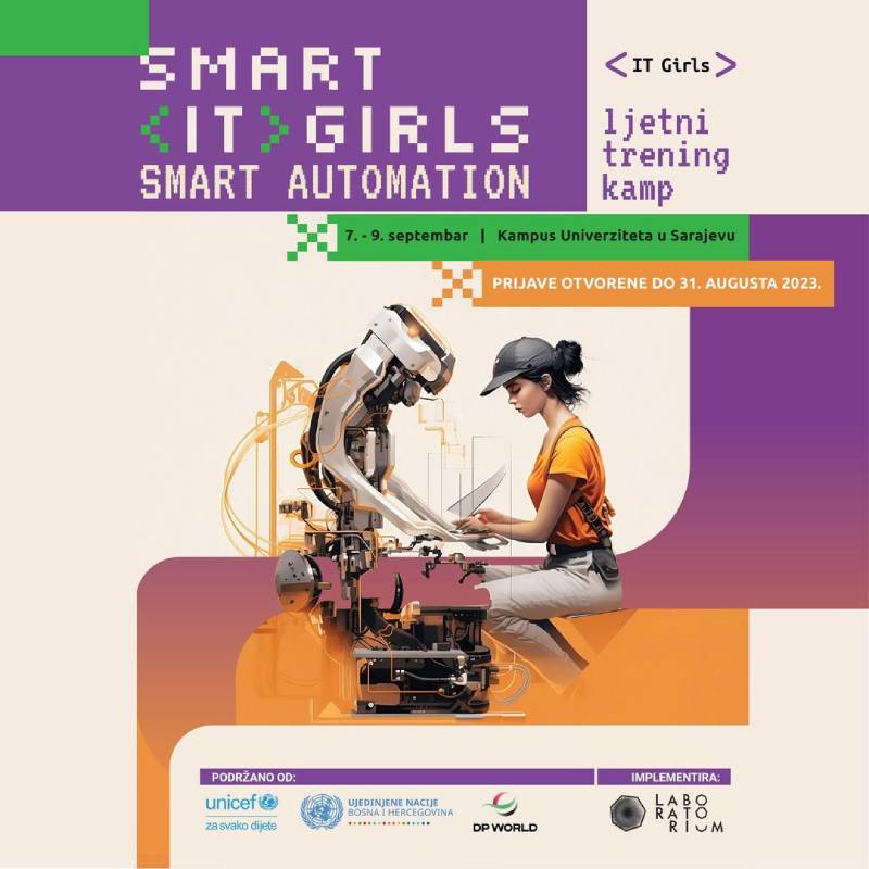 IT Girls ljetni bootcamp: "Smart (IT) Girls, smarter Automation"