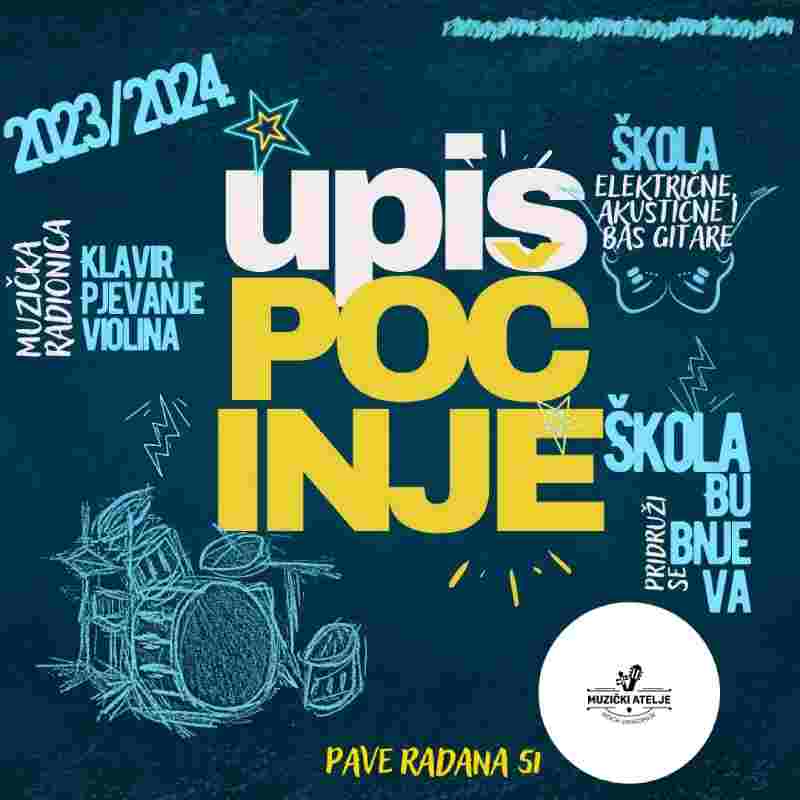 Muzički Atelje Rock Simfonije: Upis počinje