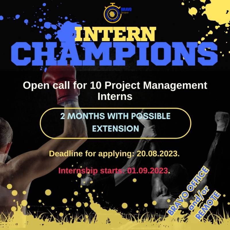 Open Call for 10 Paid Internship Positions in “BRAVO”