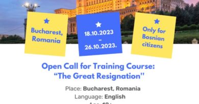 Open call for Training Course ”The Great Resignation” in Bucharest, Romania