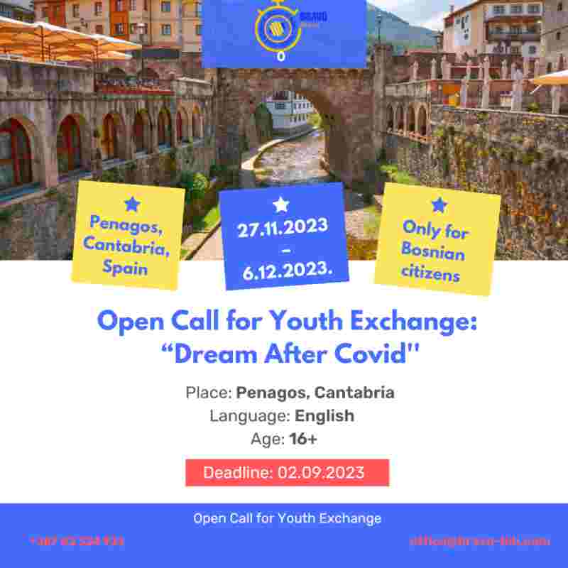 Open call for Youth Exchange in Penagos, Cantabria, Spain