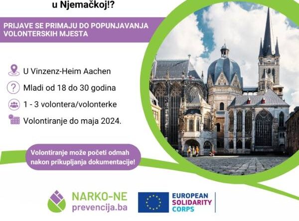 Poziv za mlade iz BiH za volontiranje u Njemačkoj