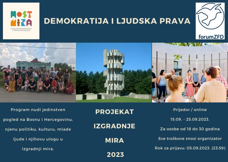 Poziv za učešće u projektu za izgradnju mira