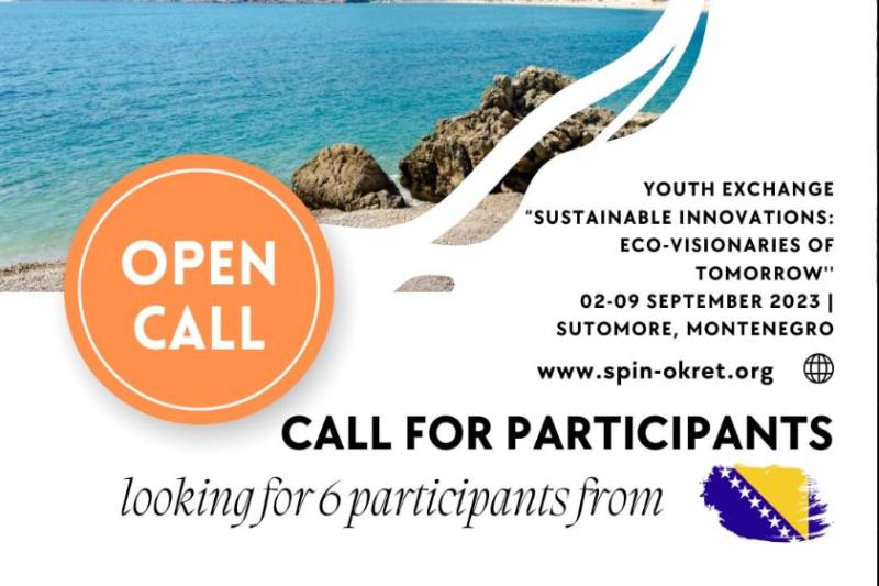 Poziv za učesnike: Omladinska razmjena „Održive inovacije: Eko-vizionari sutrašnjice“