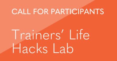 Training Course: Trainers’ Life Hacks Lab