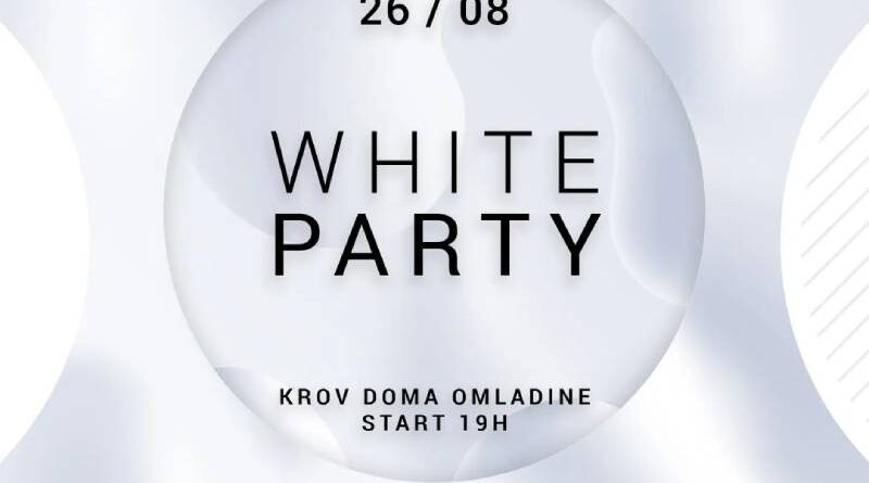 "White party" na krovu Domu omladine