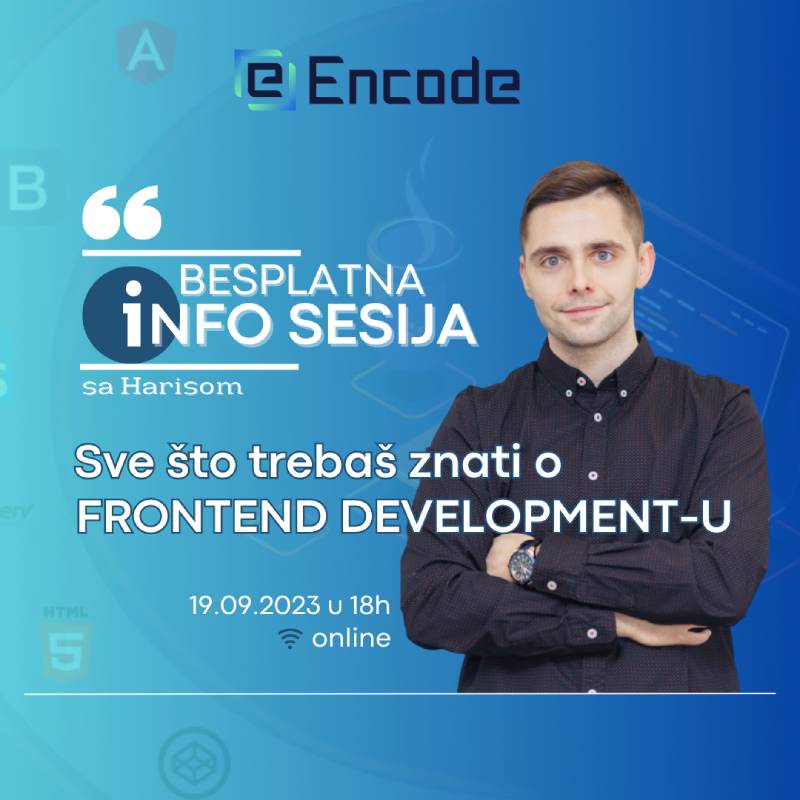 Besplatna info sesija: Sve što trebaš znati o Front-end development-u!