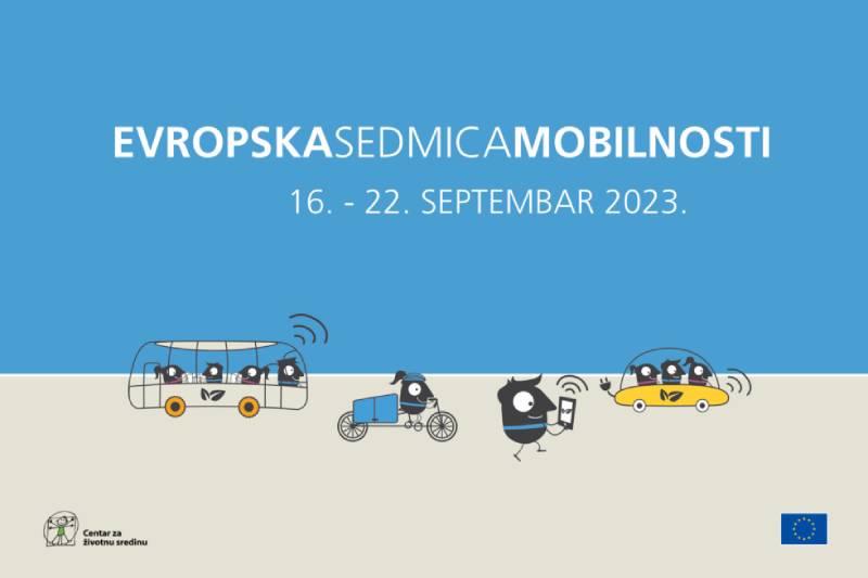 Evropska sedmica mobilnosti 2023. – ,,SAČUVAJMO ENERGIJU” od 16. do 22. septembra