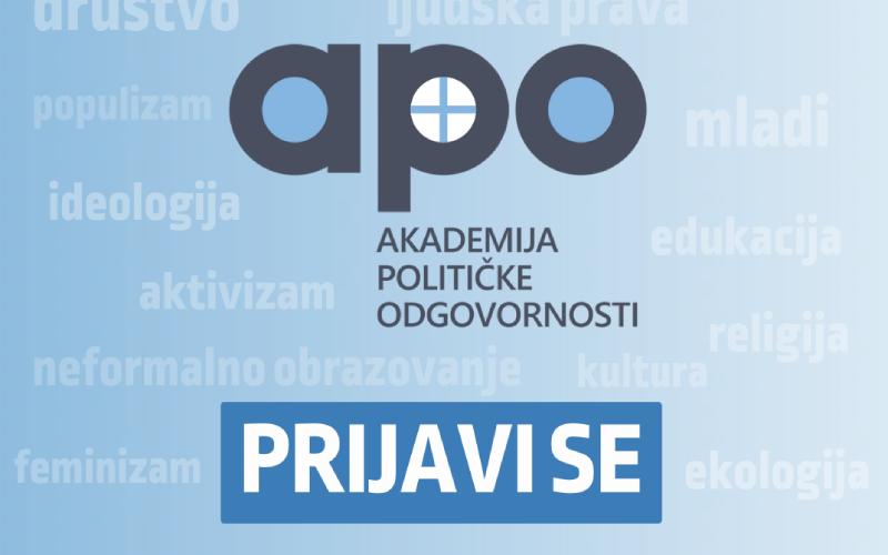 Javni poziv: deseta generacija Akademije političke odgovornosti (APO)