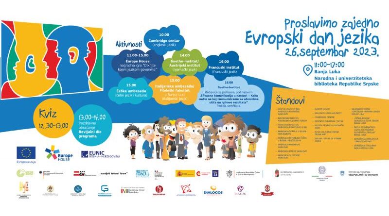 Obilježimo zajedno Evropski dan jezika, 26. septembar!