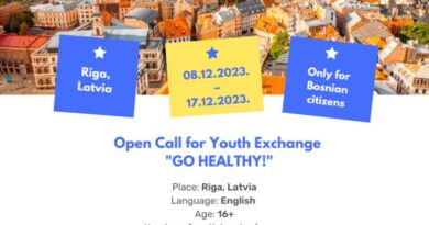 Open Call for 6 Participants for Youth Exchange ‘’Go healthy!’’ in Latvia