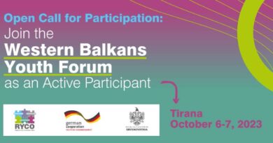Open Call for Participation: Join the Western Balkan Youth Forum in Tirana!