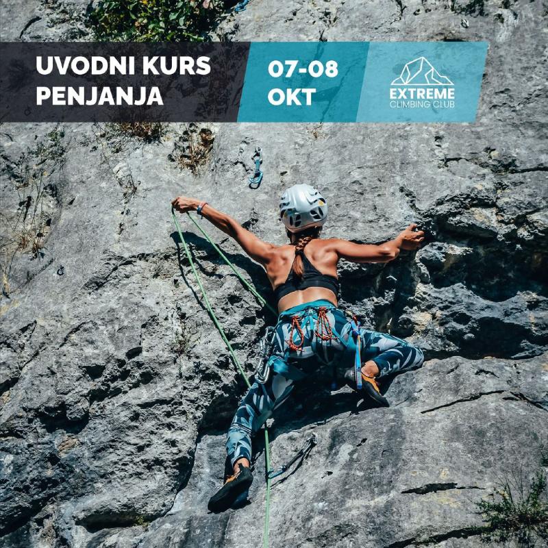 Osnovni kurs sportskog penjanja u PK Extreme!