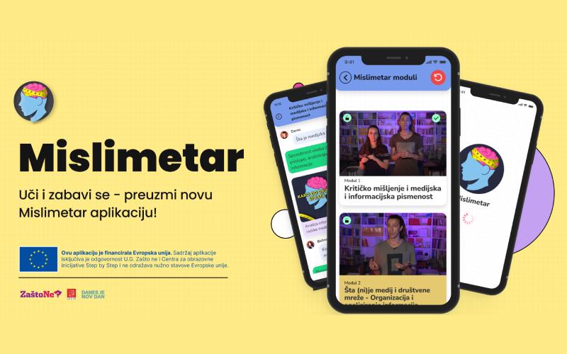 Uči i zabavi se – preuzmi novu Mislimetar aplikaciju