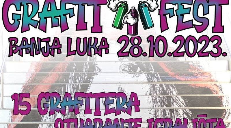 Banja Luka domaćin prvog festivala ulične umjetnosti: „Grafit fest“ donosi zanimiljiv program