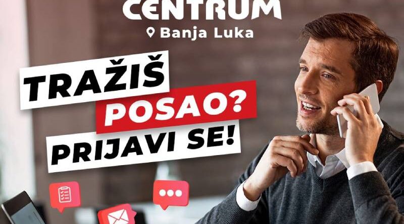 Centrum zapošljava