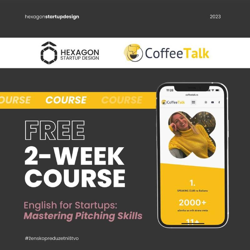 Coffee Talk x Hexagon Startup Design dvosedmični trening program