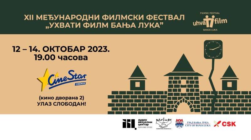 Dvanaesto izdanje Međunarodnog filmskog festivala „Uhvati film Banja Luka” počinje 12. oktobra 2023. godine u Banjaluci