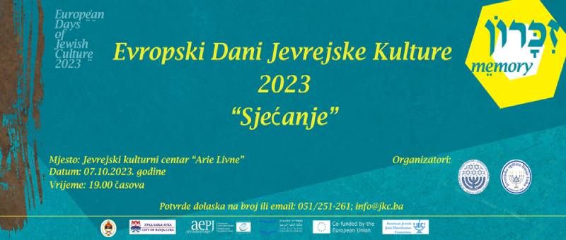U subotu od 19.00 časova: Evropski dani jevrejske kulture 2023