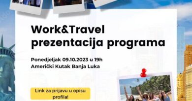 Work&Travel prezentacija programa