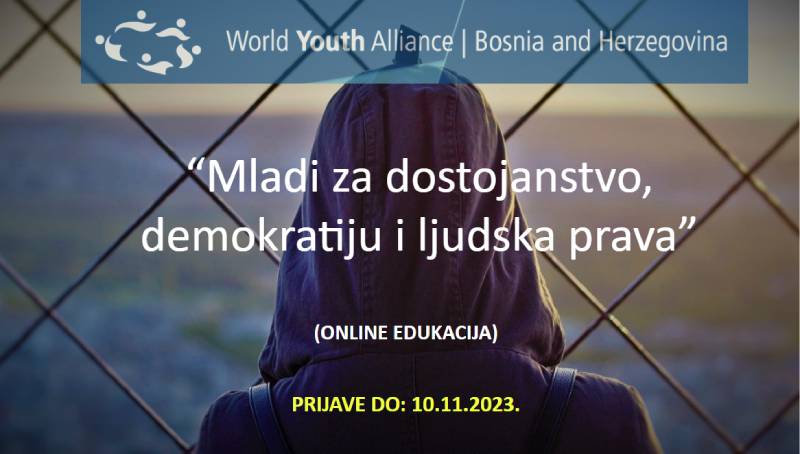Edukacija za mlade: „Mladi za dostojanstvo, demokratiju i ljudska prava”