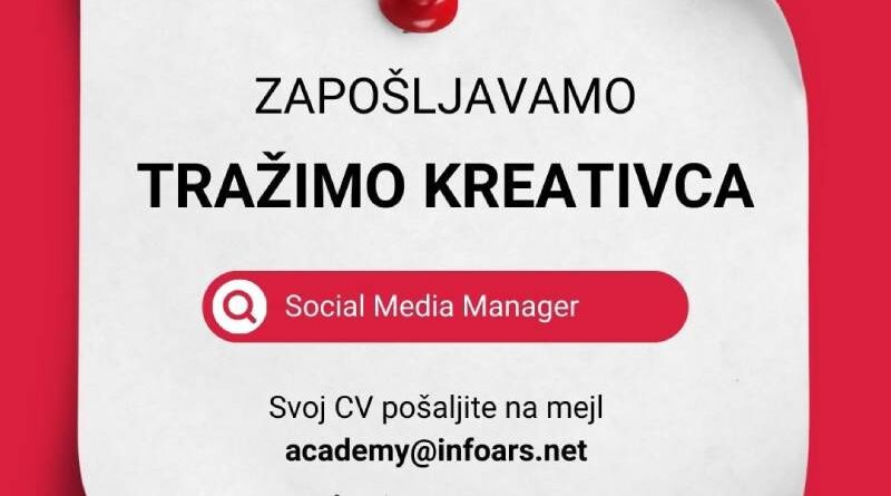 InfoArs akademija zapošljava