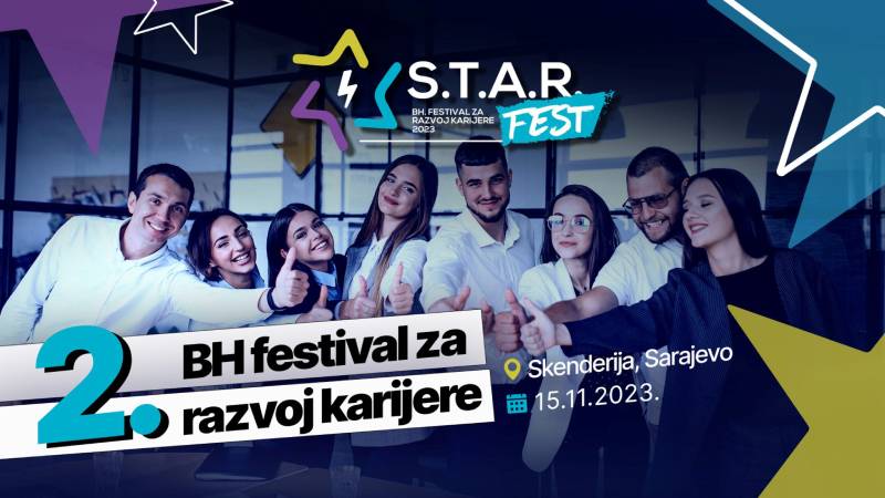 Najveći event za razvoj karijere i zapošljavanje mladih u srijedu 15.11. u Skenderiji!