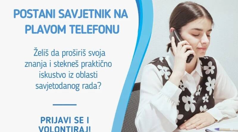 Postani savjetnik/ca na Plavom telefonu