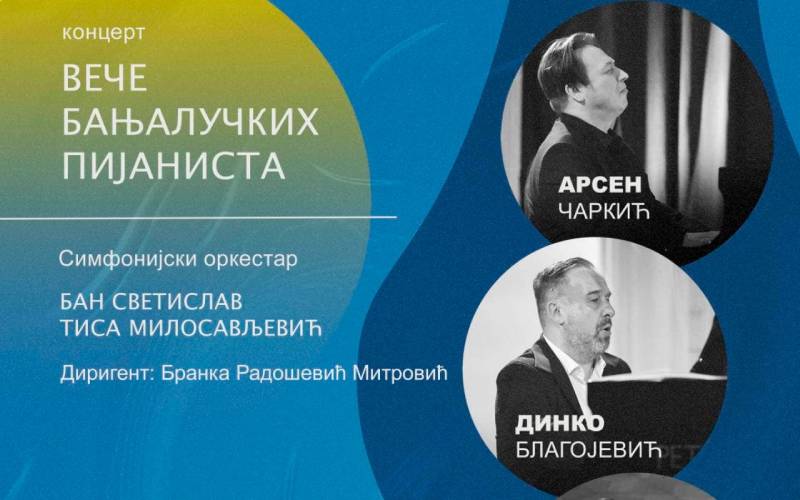 Proslave i obilježavanja Dana Banskog dvora: U četvrtak koncert „Veče banjalučkih pijanista“
