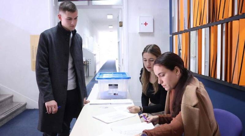 Preliminarna rang lista sa studentskih izbora