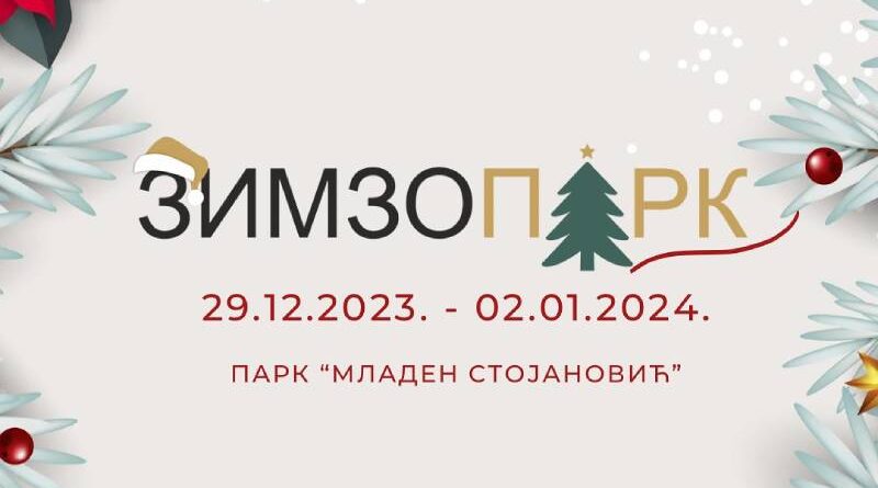 "Zimzopark" od 29. decembra u Parku "Mladen Stojanović"