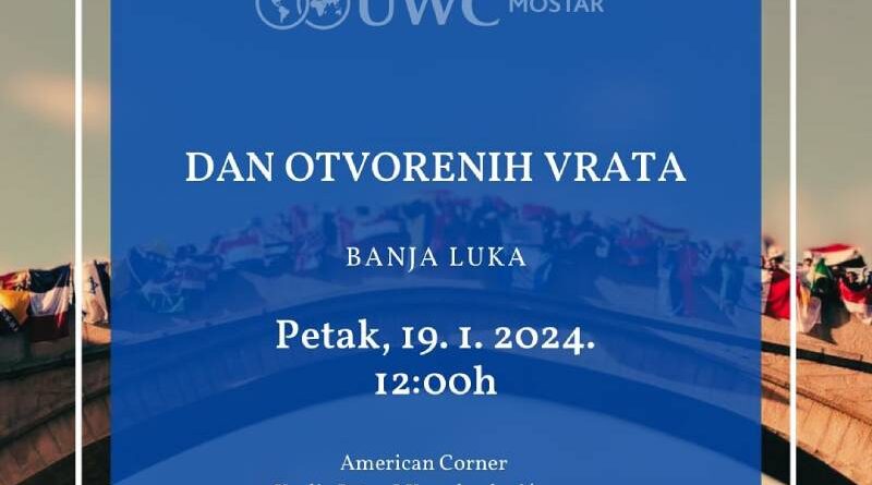 Dan otvorenih vrata u Američkom kutku: UWC Mostar