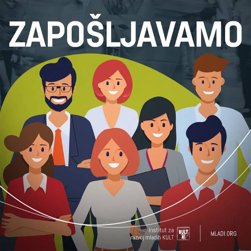 Institut za razvoj mladih KULT zapošljava