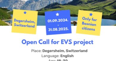 Open call for European Voluntary Service project in Herzfeld Sennrüti, Switzerland