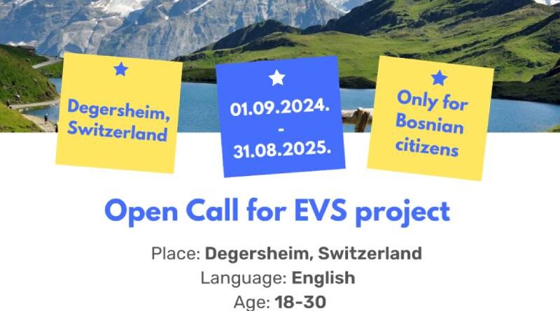 Open call for European Voluntary Service project in Herzfeld Sennrüti, Switzerland