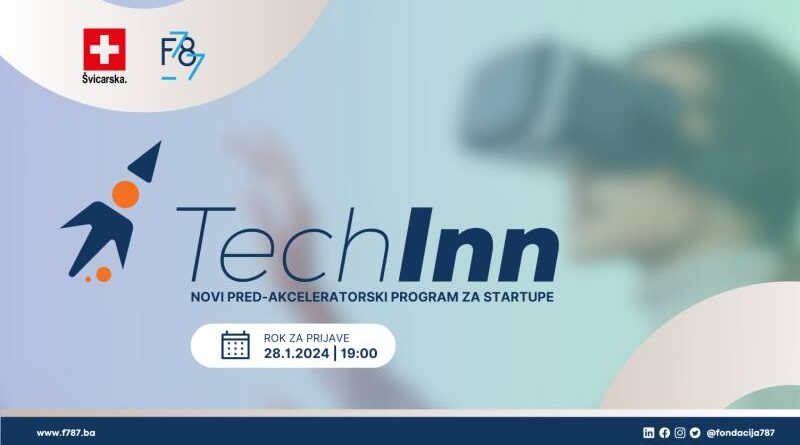 Otvoren poziv za novi program za razvoj startupova: TechInn