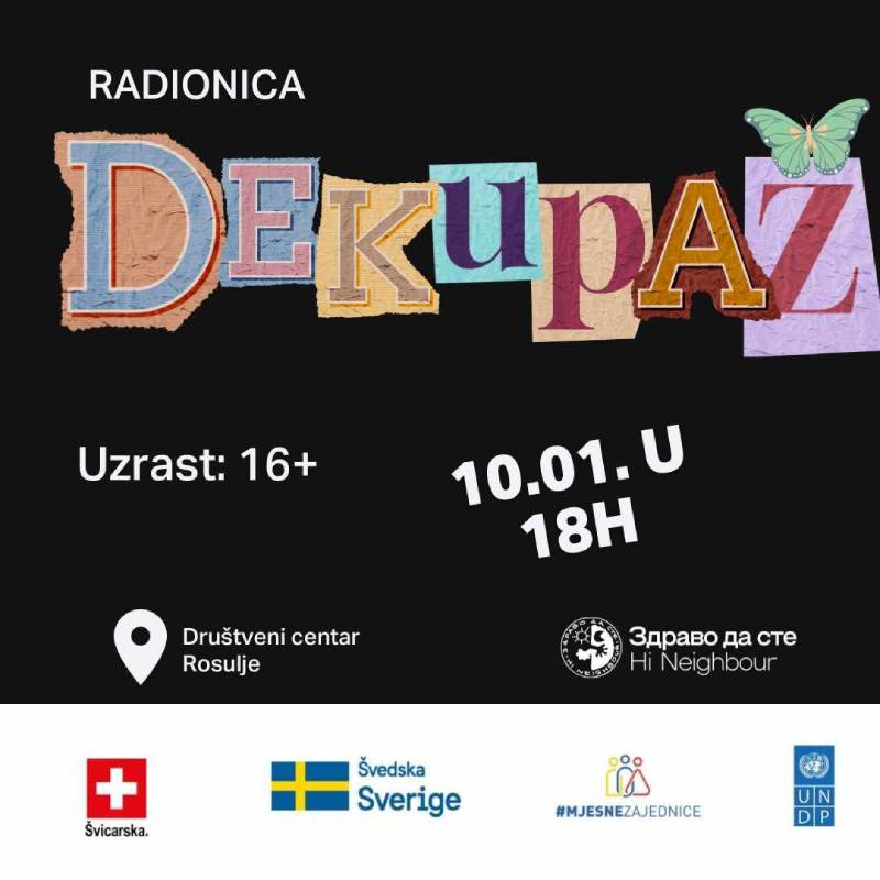 Radionica: Dekupaž