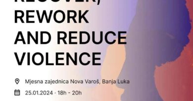 Predavanje: "Recover, Rework and Reduce Violence"