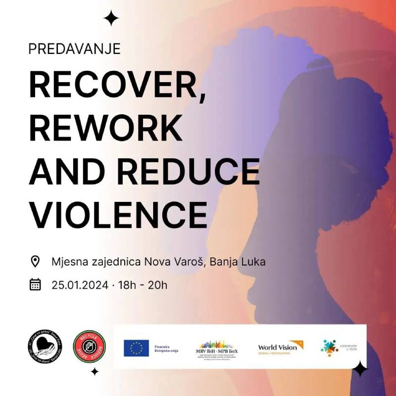 Predavanje: "Recover, Rework and Reduce Violence"