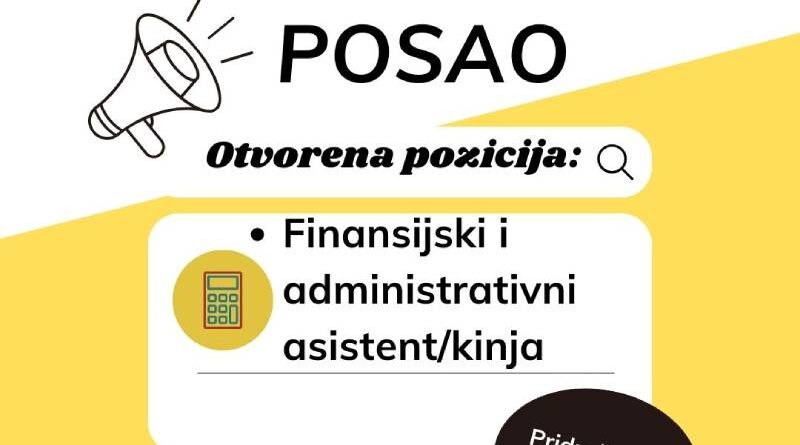 KONKURS ZA POSAO: HCA BL traži finansijskog i administrativnog asistenta/kinju