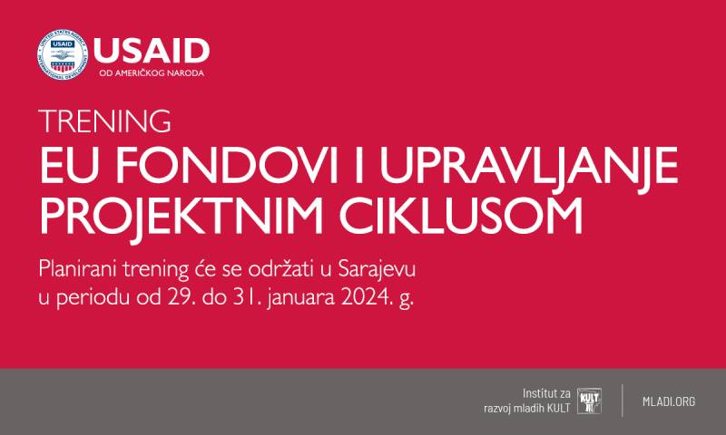 Trening EU fondovi i upravljanje projektnim ciklusom