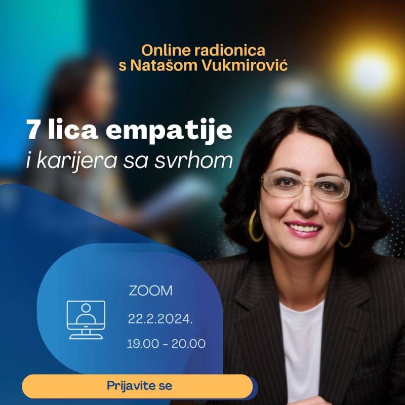 Zoom radionica: 7 lica empatije